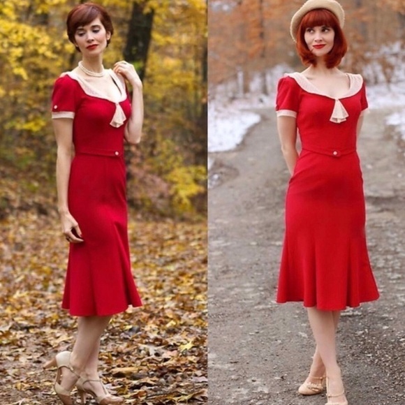 Stop Staring midi Retro dress S NWT - Picture 2 of 7